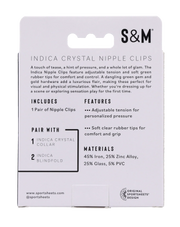 Indica Crystal Nipple Clips