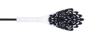 Lace Silicone Crop - Black
