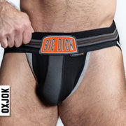 BULGER, the big pouch jock, BLACK IRON, SMALL